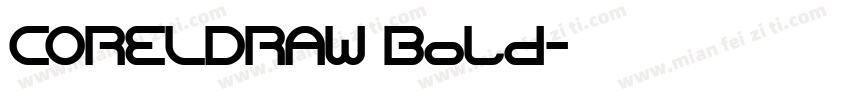 CORELDRAW Bold字体转换